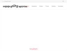 Tablet Screenshot of motorsportas.lt
